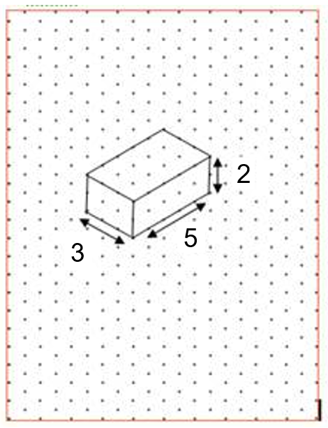 Isometric Rounded Cuboid Draw a cuboid on the isometric dot sheet with the measurements 5 units ...